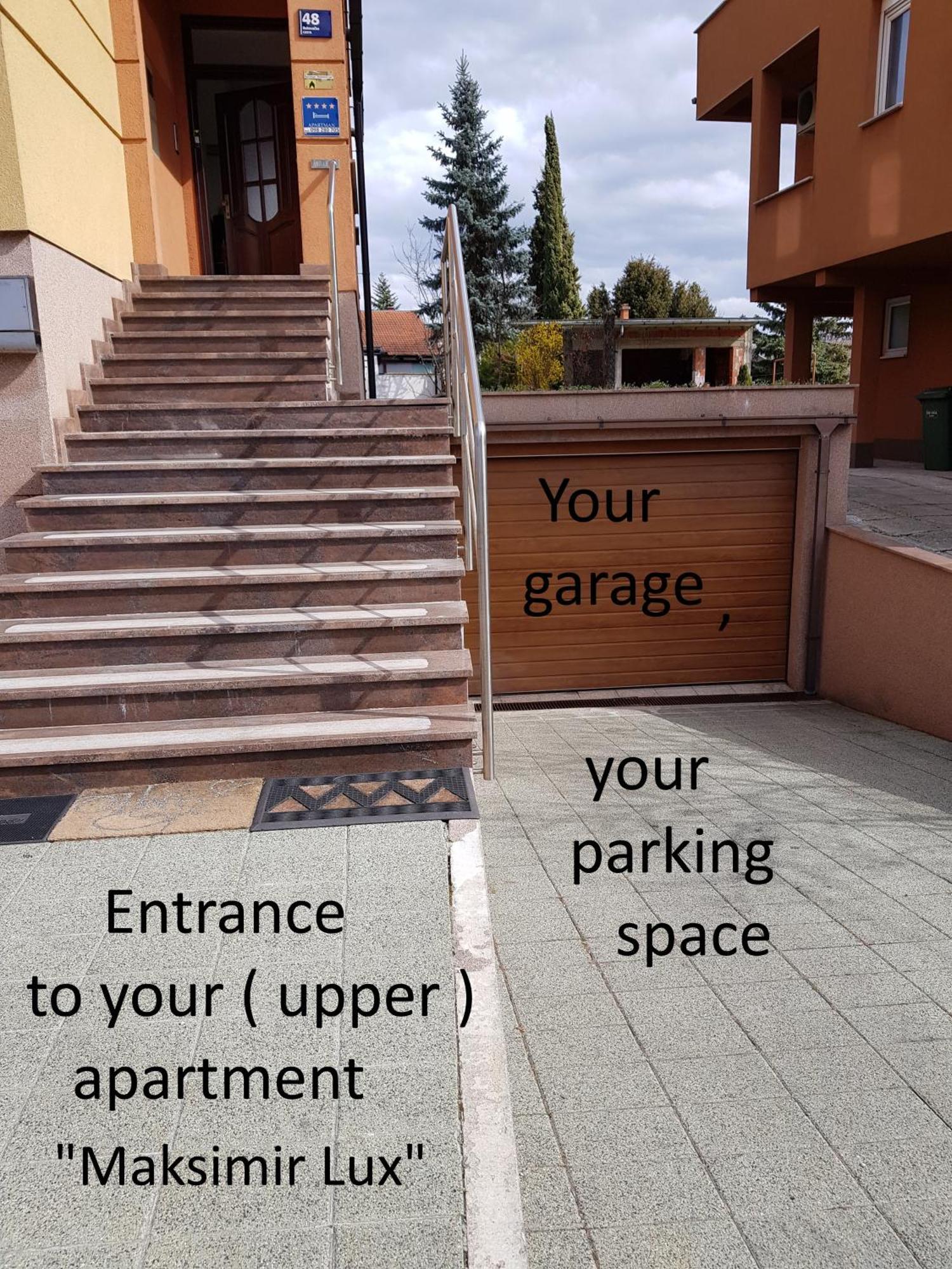 Apartman Maksimir Lux Zagreb-145M2 外观 照片